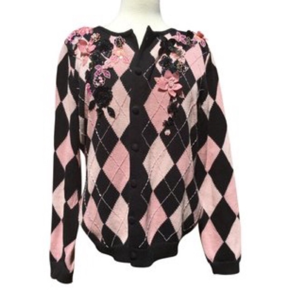 Victor Costa Occasion- Embellished Button Closure